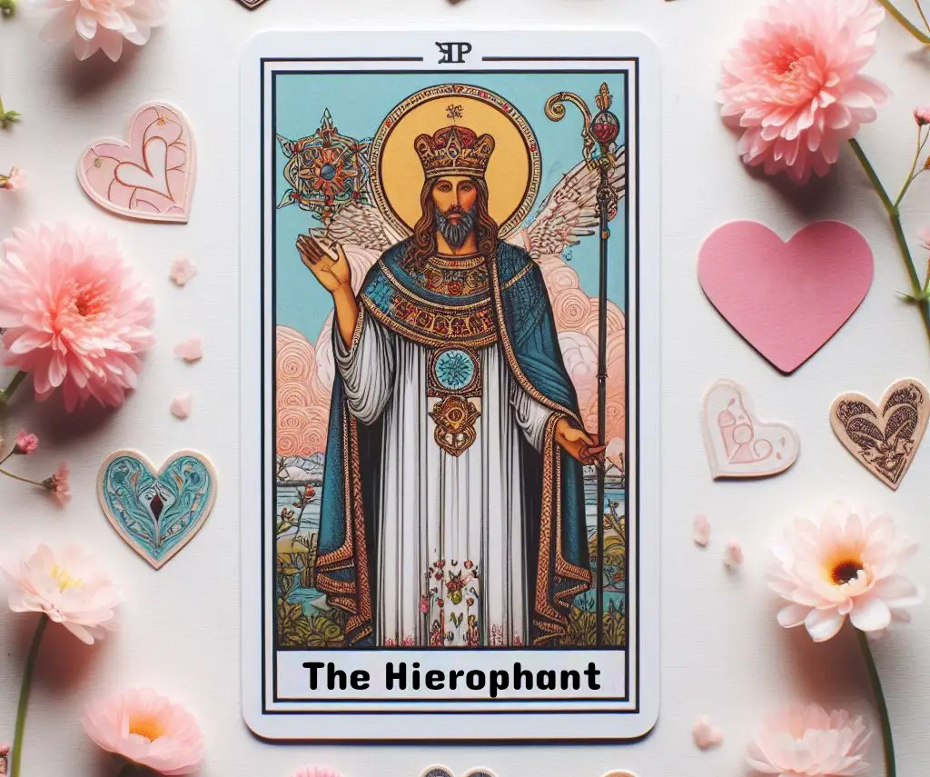 the Hierophant card in love